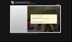 
							         Prospective Student Portal - University of Colorado								  
							    