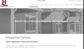 
							         Prospective Tenants - Memphis Property Management								  
							    