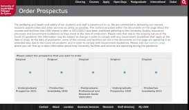 
							         Prospectus - USW Recruitment Portal - University of South Wales								  
							    