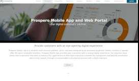 
							         Prospero Mobile App and Web Portal | Finartis Prospero								  
							    