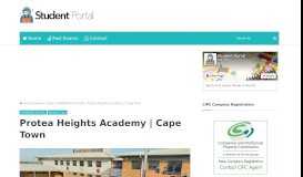 
							         protea heights academy, protea heights city of cape ... - Student Portal								  
							    
