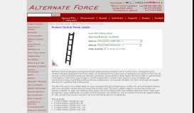 
							         PROTECH Tactical redesigned and improved Portal Ladder provides ...								  
							    