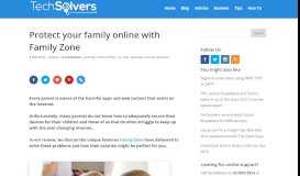
							         Protect your family online - A Family Zone review - TechSolvers								  
							    