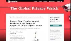 
							         Protect Your People: Newest Workday Scam Reroutes Employee ...								  
							    