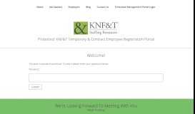 
							         Protected: KNF&T Temporary & Contract Employee Registration Portal								  
							    