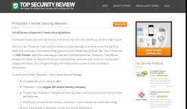 
							         Protection 1 Home Security - Top Home Security System Reviews								  
							    