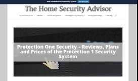 
							         Protection One | Reviews, Prices, Plans and Protection 1 Merger Update								  
							    