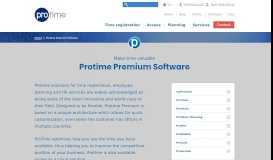 
							         Protime Premium Software								  
							    