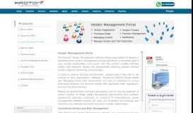 
							         Proton-Vendor Management Portal - Proton Expert Systems & Solutions								  
							    