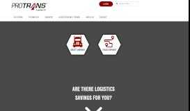 
							         ProTrans 3PL - A Perfect Fit Solution For Your Logistics Needs								  
							    