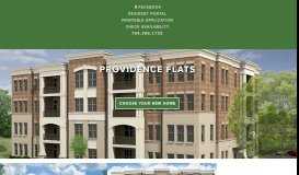 
							         Providence Flats | Myers Park Apartments | Charlotte, NC								  
							    