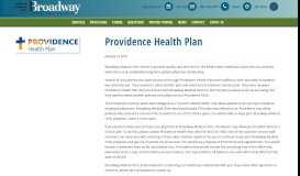 
							         Providence Health Plan - Broadway Medical Clinic								  
							    
