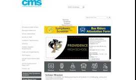 
							         Providence High School - CMS School Web SitesCurrently selected								  
							    