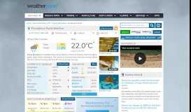 
							         Providence Portal weather - local weather forecast - Weatherzone								  
							    