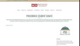 
							         Providence Student Senate - Providence College of Engineering								  
							    