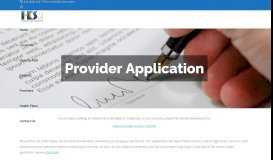 
							         Provider Application – Hearing Care Solutions								  
							    