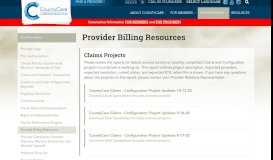 
							         Provider Billing Resources - CountyCare								  
							    