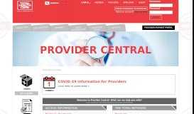 
							         Provider Central – General | Total Health Care								  
							    
