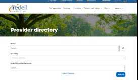 
							         Provider Directory | Iredell Health System - Statesville, NC								  
							    
