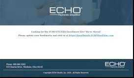 
							         Provider EFT / ERA Enrollment - ECHO Health, Inc.								  
							    