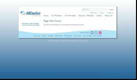 
							         Provider FAQs - MDwise Inc.								  
							    