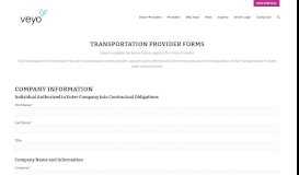 
							         Provider Forms - Veyo								  
							    
