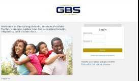 
							         Provider - GBS Member Portal								  
							    