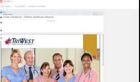 
							         Provider Handbook - TriWest Healthcare Alliance - studylib.net								  
							    