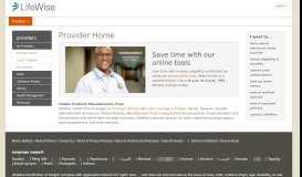 
							         Provider Home | Provider | LifeWise Health Plan of Oregon								  
							    