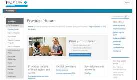 
							         Provider Home | Provider | Premera Blue Cross								  
							    