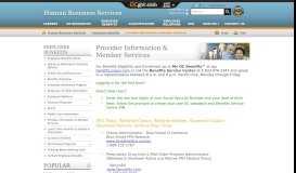 
							         Provider Information & Member Services - Orange County, California								  
							    