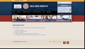 
							         Provider Information Verification | NECA-IBEW of Illinois Welfare and ...								  
							    