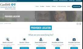 
							         Provider locator - Trusted Health Plan								  
							    