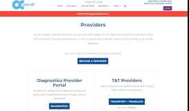 
							         provider log in - One Call								  
							    
