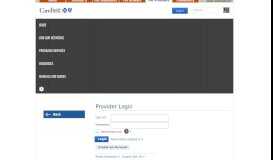 
							         Provider Login - CareFirst Direct								  
							    