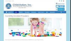 
							         Provider Login - Child Action, Inc.								  
							    