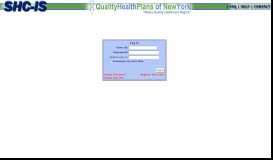 
							         Provider Login - Quality Health Plans								  
							    