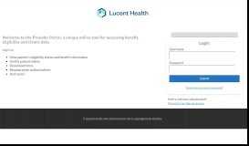 
							         Provider - Lucent Provider Portal								  
							    