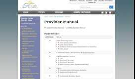 
							         Provider Manual :: Health Plan :: Contra Costa Health Services								  
							    