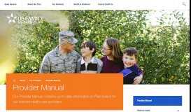 
							         Provider Manual | US Family Health Plan								  
							    