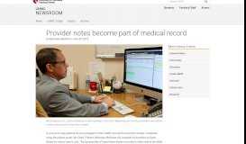 
							         Provider notes become part of medical record | UNMC								  
							    