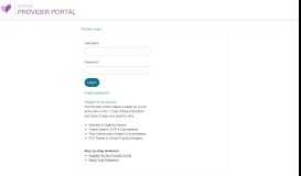
							         Provider Portal Dasboard - Provider Portal - Users - User Login								  
							    