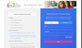 
							         Provider Portal - Early Learning Coalition of Broward County								  
							    