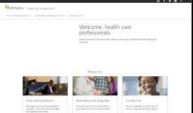 
							         Provider Portal for Gold Coast Health Plan								  
							    