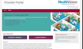 
							         Provider Portal - Healthspace								  
							    
