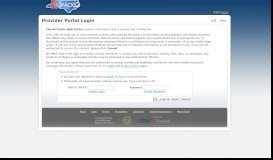 
							         Provider Portal Login - NCTracks								  
							    