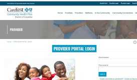 
							         Provider Portal Login - Trusted Health Plan								  
							    