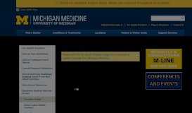 
							         Provider Portal | Michigan Medicine								  
							    