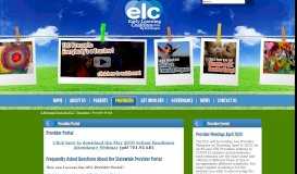 
							         Provider Portal / Providers / A Message From the ELC - ELC								  
							    