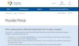 
							         Provider Portal | Samaritan Health Plans								  
							    